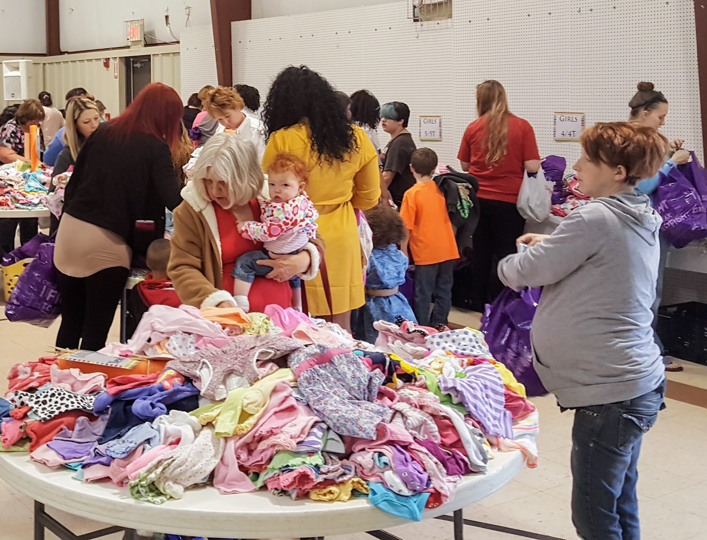 Kids clothes giveaway